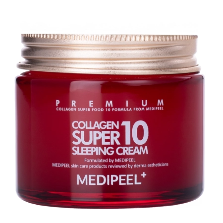 Medi-Peel - Collagen Super10 Sleeping Cream - Борется с морщинами крем для лица с коллагеном на ночь - 70ml