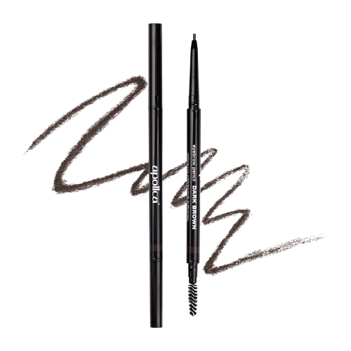 Apollca - Олівець для брів Powder - Dark Brown - 1шт.