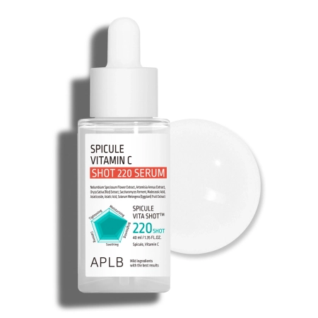 APLB - Spicule Vitamin C Shot 220 Serum - Микроигольная сыворотка для лица с витамином С - 40ml