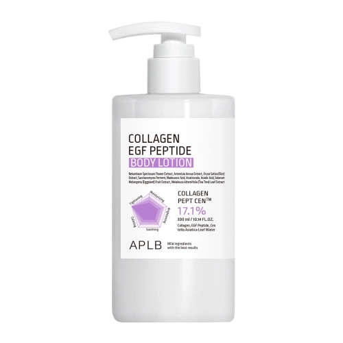 APLB - Collagen EGF Peptide Body Lotion - Зволожувально-зміцнювальний лосьйон для тіла - 300ml
