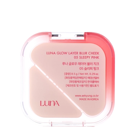 LUNA - Glow Layer Blur Cheek - Дует румʼян - 05 Sleepy Pink - 8,5g
