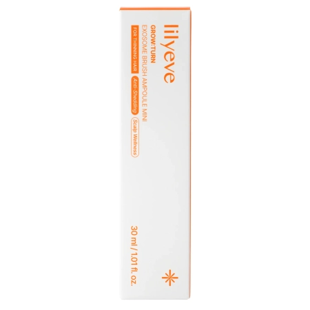 lilyeve - Grow:Turn Exosome Brush Ampoule - Зміцнювальна ампула для волосся і шкіри голови - Mini - 30ml