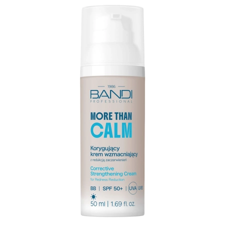 Bandi - More than Calm - Корректирующий укрепляющий крем SPF 50+ против покраснений - 50ml