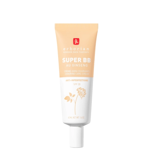 Erborian - Super BB Au Ginseng Nude - Тонуючий ВВ-крем для маскування недоліків - 40ml