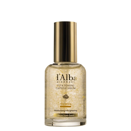 d'Alba - Vita Toning Capsule Serum - Зволожувальна та освітлювальна сироватка для обличчя - 50ml
