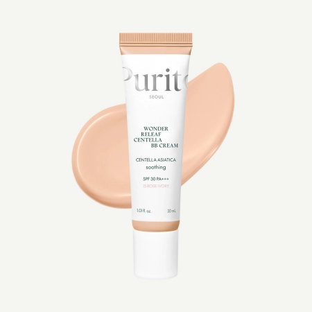 Purito Seoul - Wonder Releaf Centella BB Cream SPF 30 PA+++ - BB-крем с экстрактом центеллы - #15 Rose Ivory - 30ml