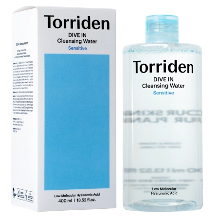Torriden - Dive In - Low Molecular Hyaluronic Acid Cleansing Water - Мицеллярная вода с гиалуроновой кислотой - 400ml
