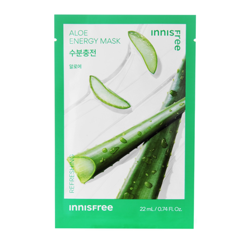 Innisfree - Squeeze Energy Mask - Aloe - Refreshing - Освежающая тканевая маска с алоэ - 22ml