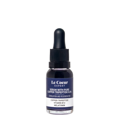 Le Coeur - Expert Serum With Pure Copper Tripeptide 0.5% - Сироватка для обличчя з мідним пептидом 0,5% - 15ml
