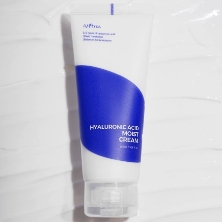 Isntree - Hyaluronic Acid Moist Cream - Зволожувальний крем для обличчя з гіалуроновою кислотою - 100ml