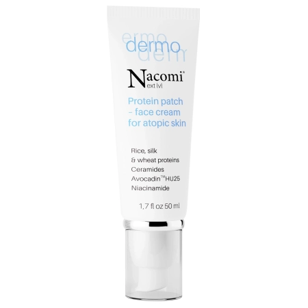Nacomi - Протеиновый пластырь - Крем для атопичной кожи - Dermo - Protein Patch - Face Cream for Atopic Skin - 50ml