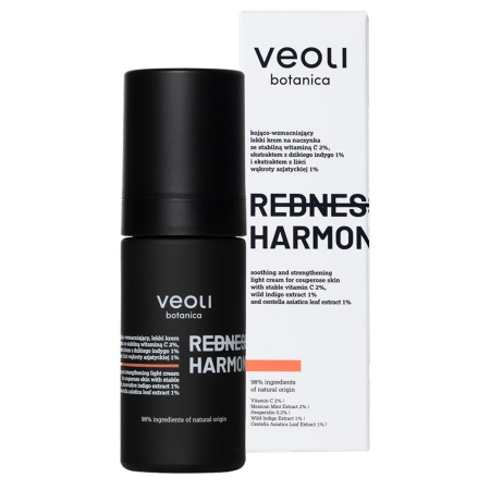Veoli Botanica - Redness Harmony - Успокаивающий и укрепляющий легкий крем для кожи с куперозом - 30ml