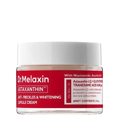 Dr.Melaxin - Astaxanthin Anti-Freckles and Whitening Capsule Cream - Осветляющий и омолаживающий крем с астаксантином - 50g