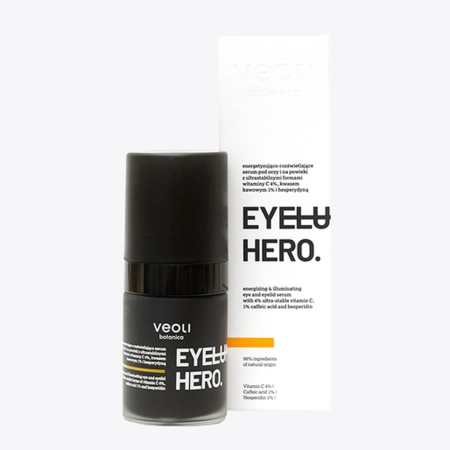 Veoli Botanica - Eyeluminate Hero - Сироватка для сяйва шкіри навколо очей з ультрастабільними формами вітаміну С - 15ml