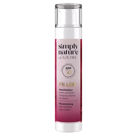 Clochee - Simply Nature - Filler SPF50 - Зволожувальний крем проти зморшок - 50ml