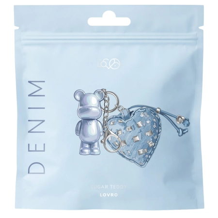 LOVRO - Denim Sugar Teddy Shimmer Lipgloss - Блиск для губ із мерехтливими часточками - 01 Heart Drop - 1,4g