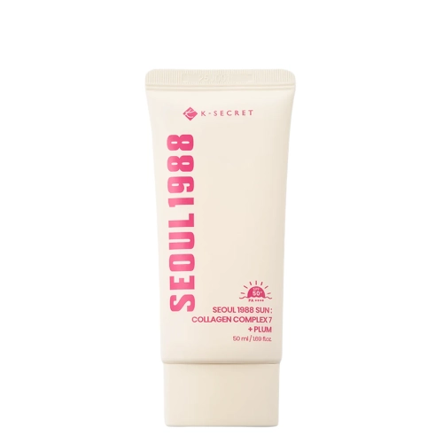 K-SECRET - SEOUL 1988 Sun : Collagen Complex 7 + Plum - Сонцезахисний крем - 50ml