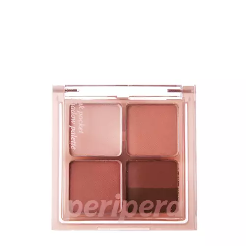 Peripera - Ink Pocket Shadow Palette - Тени для век - 004 You Know What Mute Is - 4 x 1,6g