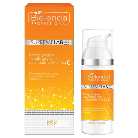 Bielenda Professional - Осветляющий крем с ультрастабильным витамином С - Supremelab Energy Boost - 50ml