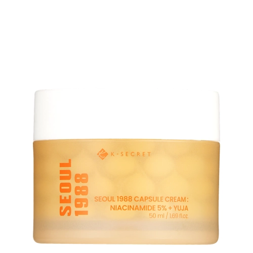 K-SECRET - SEOUL 1988 Capsule Cream: Niacinamide 5% + Yuja - Крем в капсулах - 50ml