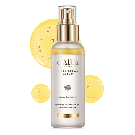 d'Alba - White Truffle First Spray Serum - Освітлювальна та зволожувальна сироватка у формі спрею - 100ml
