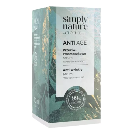 Clochee - Simply Nature - Сироватка для обличчя проти зморшок - 30ml
