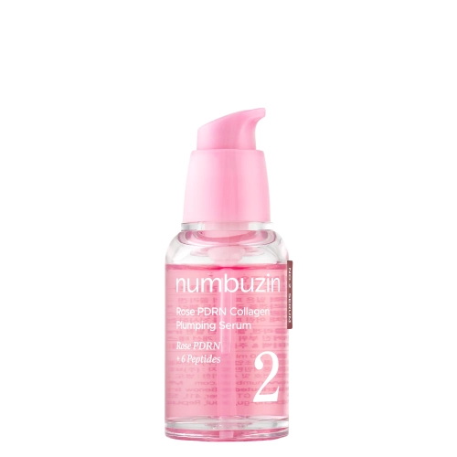 Numbuzin - No.2 Rose PDRN Collagen Plumping Serum - Розгладжувальна та зміцнювальна сироватка - 30ml