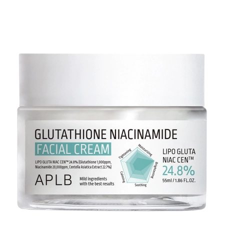 APLB - Glutathione Niacinamide Facial Cream - Осветляющий крем для лица - 55ml