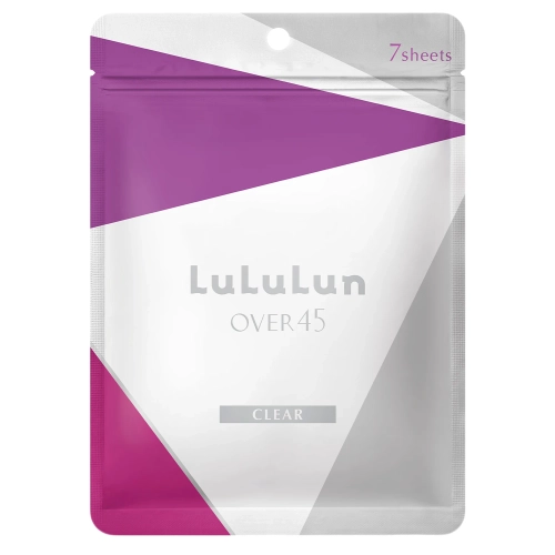 LuLuLun - Over 45 Clear Sheet Mask - Набір тканинних масок для сяйва шкіри - 7шт.