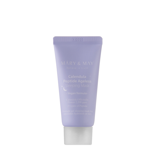 Mary&May - Vegan Calendula Peptide Ageless Sleeping Mask - Успокаивающая и укрепляющая ночная маска - 30g