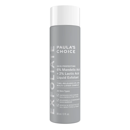 Paula's Choice - 6% Mandelic Acid + 2% Lactic Acid Liquid Exfoliant - Эксфолиант для лица с AHA-кислотами - 88ml