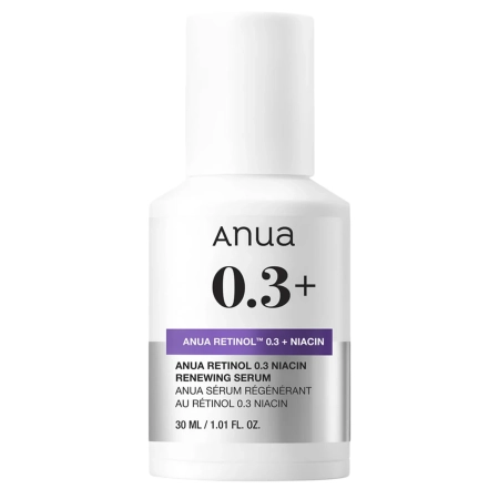 Anua - Nano Retinol 0,3% + Niacin Renewing Serum - Разглаживающая и осветляющая сыворотка с ретинолом - 30ml