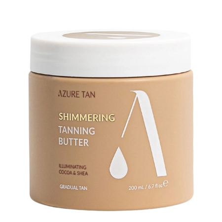 Azure Tan - Shimmering Tanning Butter - Сяючий баттер для тіла з ефектом поступової засмаги - 200ml