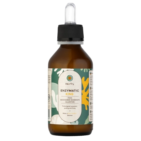 HairTry - Enzymatic King - Трихологічний ензимний пілінг з фіцином - 100ml
