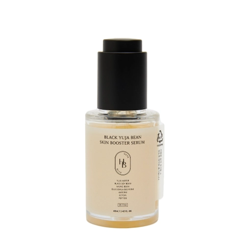HEVEBLUE - Black Yuja Bean Skin Booster Serum - Увлажняюще-ревитализирующая сыворотка для лица - 42ml