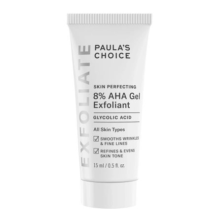 Paula's Choice - Skin Perfecting - Відлущувальний гель із 8% гліколевою кислотою - 8% AHA Gel Exfoliant - 15ml