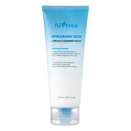 Isntree - Hyaluronic Acid Low-pH Cleansing Foam - Пенка для умывания с низким уровнем pH - 150ml