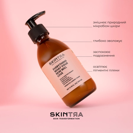SkinTra - Everything What Your Skin Will Love - Багатофункціональний кремовий тонік з пребіотиками - 200ml