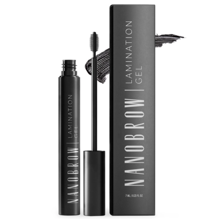 Nanolash - Nanobrow Lamination Gel - Гель для бровей - Black - 7ml