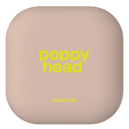 Poppy Head - Skinivine Pressed Powder - Пресованная фиксирующая пудра с эффектом блюра - 02 Truly - 6,5g