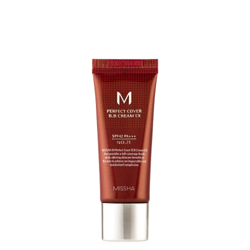 Missha - M Perfect Cover BB Cream SPF42/PA+++ - ВВ-крем для лица - No.21 Light Beige - 20ml