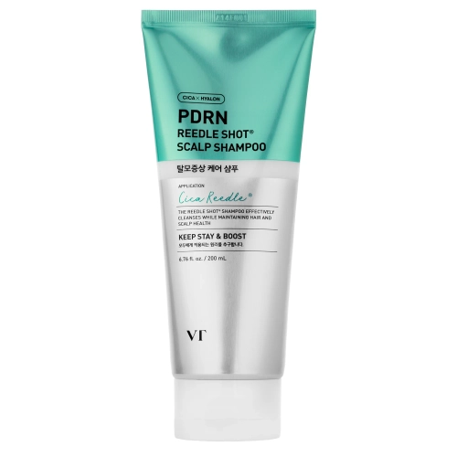 VT Cosmetics - PDRN Reedle Shot Scalp Shampoo - Зміцнювальний шампунь для шкіри голови з PDRN - 200ml