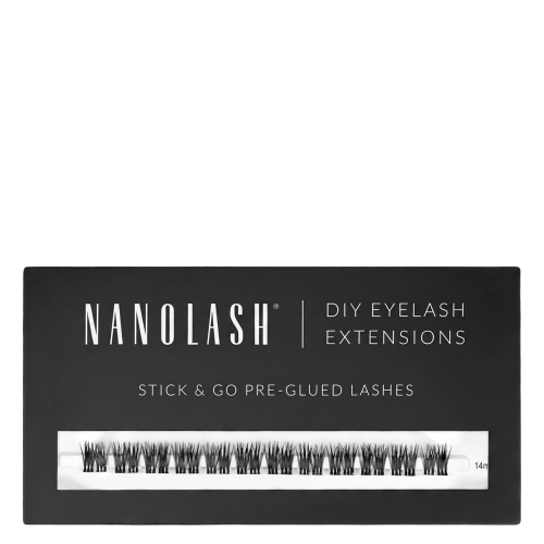 Nanolash - Stick & Go Pre-Glued Lashes - Пучкові вії на самоклейній основі - Heartbreaker - 1 упаковка