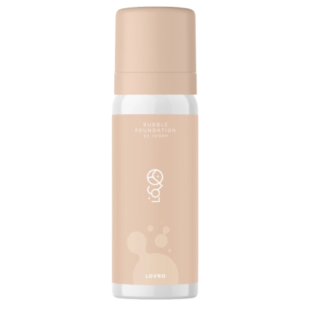 LOVRO - Bubble Foundation - Тональна основа з повітряною формулою для сяйва шкіри - 01 Ivory - 50ml