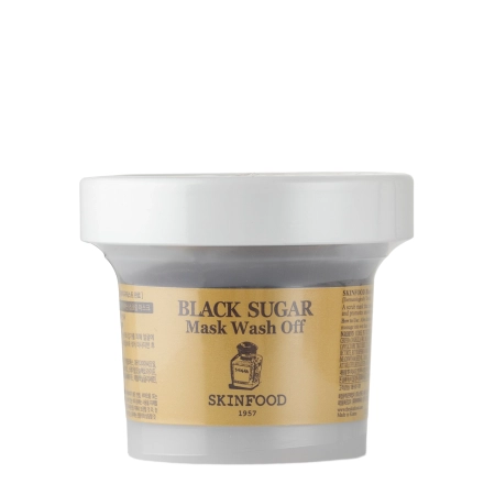 Skinfood - Black Sugar Mask Wash Off - Розгладжувальна маска для обличчя - 120g