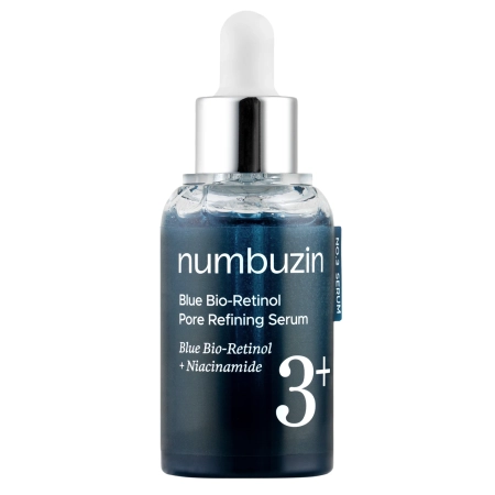 Numbuzin - No.3 Blue Bio-Retinol Pore Refining Serum - Сироватка для звуження пор з біоретинолом - 30ml