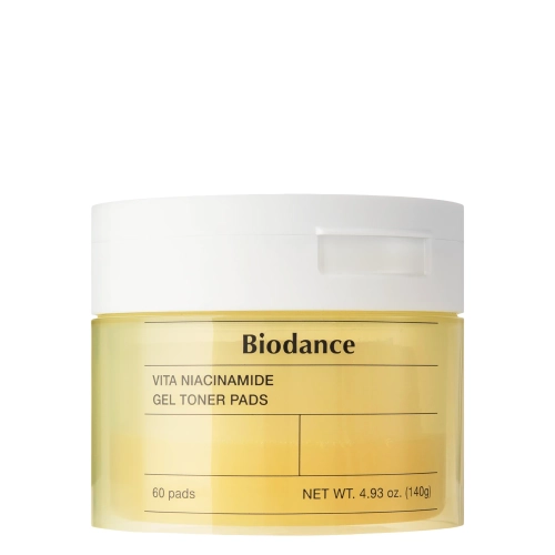 Biodance - Vita Niacinamide Gel Toner Pads - Осветляющие пэды для лица - 60шт