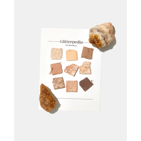 Unleashia - Glitterpedia Eye Palette - Палетка веганських тіней для повік - 2 All of Brown - 6,6g