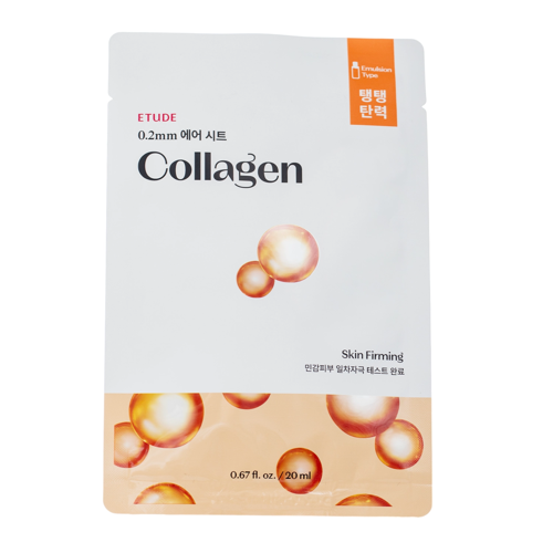 Etude House - 0.2mm Therapy Air Mask - Collagen - Регенерирующая маска с коллагеном - 20ml