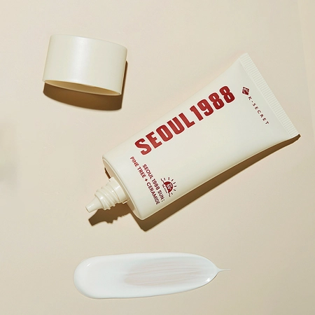 K-SECRET - SEOUL 1988 Sun : Pine Tree + Ceramide 50+ PA++++ - Зволожувальний сонцезахисний крем для обличчя - 50ml